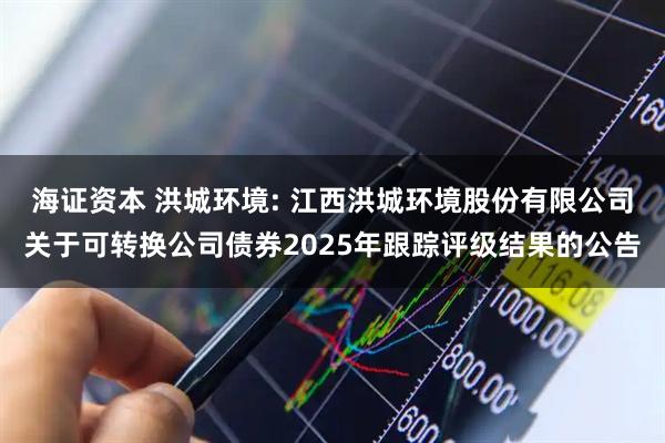 海证资本 洪城环境: 江西洪城环境股份有限公司关于可转换公司债券2025年跟踪评级结果的公告