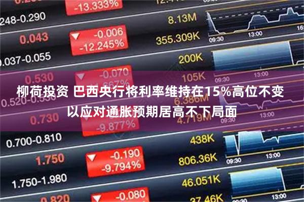 柳荷投资 巴西央行将利率维持在15%高位不变 以应对通胀预期居高不下局面