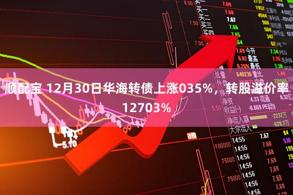 顺配宝 12月30日华海转债上涨035%，转股溢价率12703%